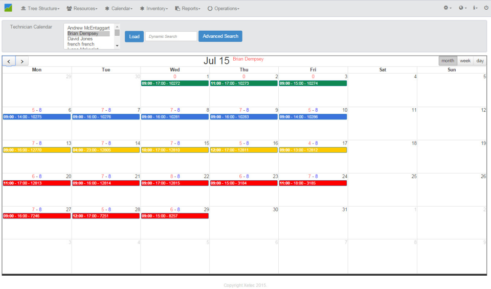 screenshot of FlexMaint CMMS